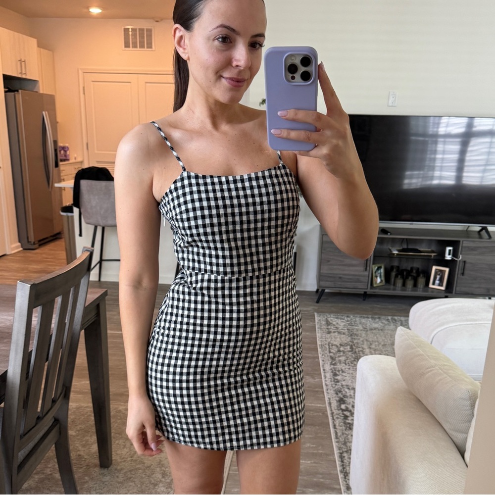 Gingham Mini Dress